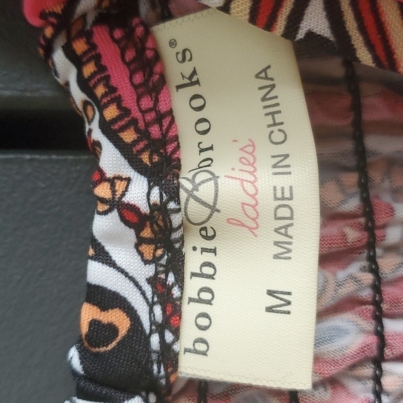 BOBBI BROOKS PAISLEY PRINT MAXI DRESS Sz M - Picture 5 of 7